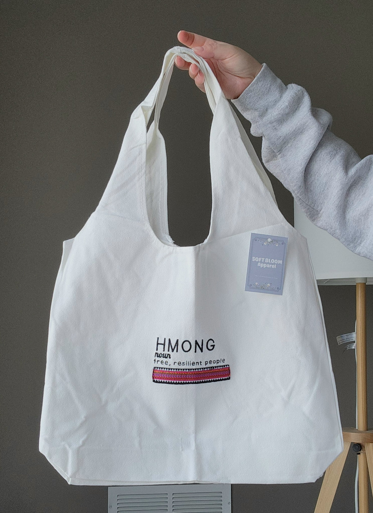 'Hmong, Redefined' Canvas Tote