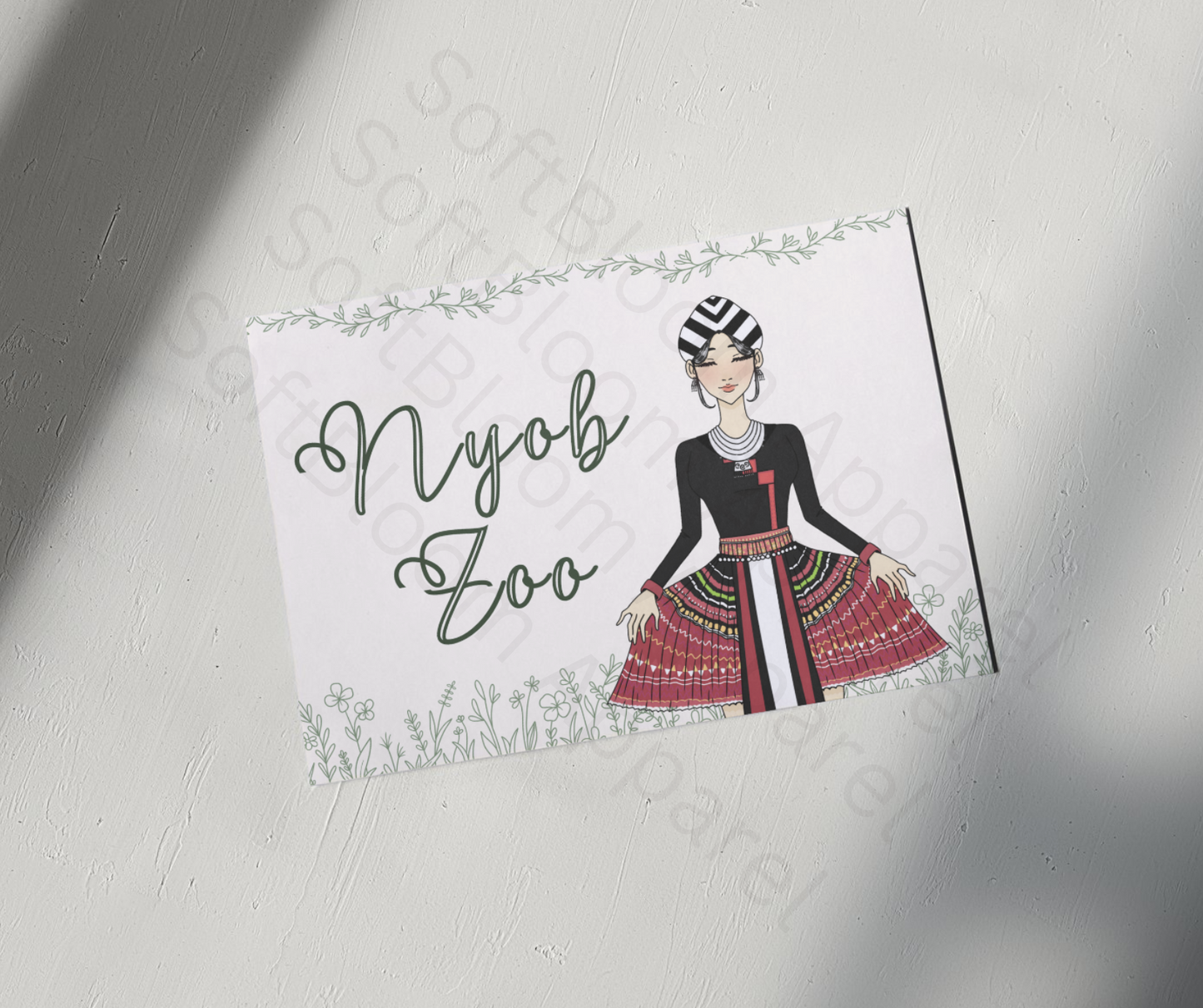 Hmong Greeting Cards 4 Pack