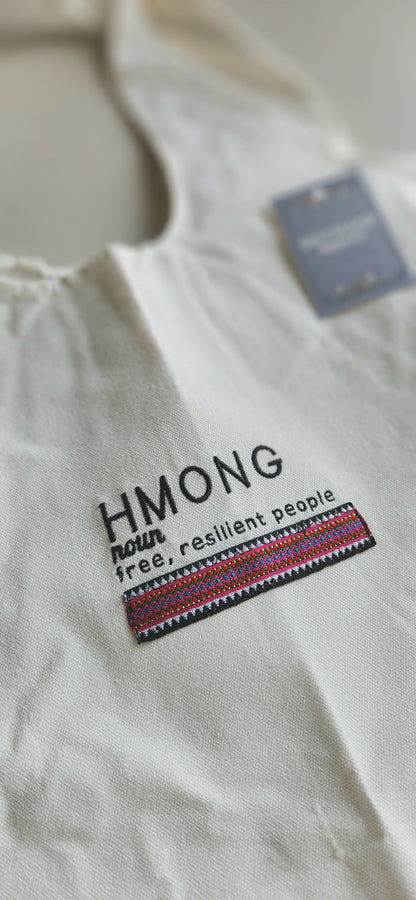 'Hmong, Redefined' Canvas Tote