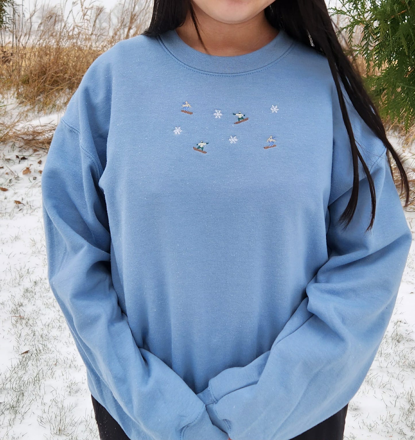 Tiny Slopes Embroidered Sweater