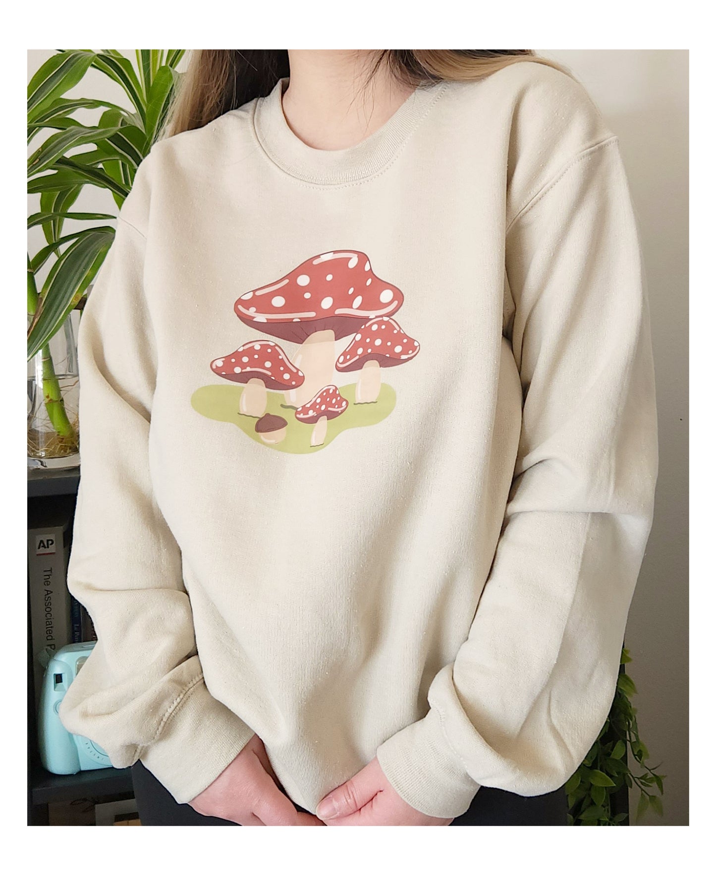 Mushroom Core Crewneck Sweater